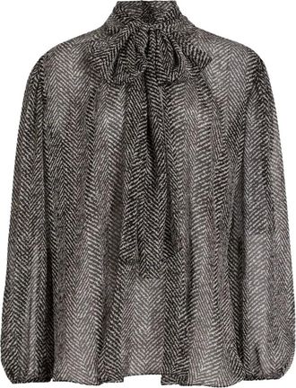 Dolce & Gabbana Dames, Blouses & Shirts, Grijs, Maat: XS Zijde