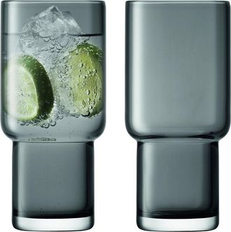 LSA International Lsa International Set Of 2 Utility Highball 13Oz