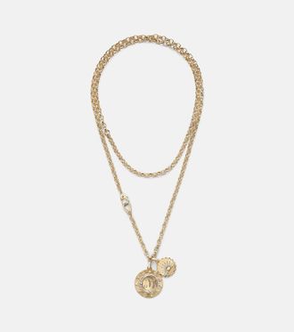 Foundrae Infinite Gratitude & New Beginnings 18kt gold necklace with diamonds