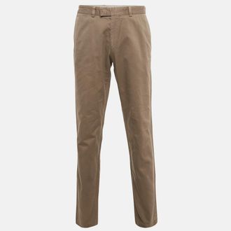 HUGO BOSS Boss By Hugo Boss Brown Gabardine Regular Fit Trousers