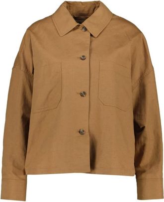 Max Mara Jassen, Dames, Bruin, XS, Lichte Jassen