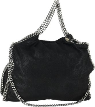 Stella McCartney Stella Mccartney Falabella Tote Polyester Black Polyester Handbag (Pre-Owned)