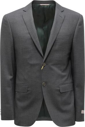 Canali 19225/91 L 8R Aa 00101.802 Suit - Heren - Blazers - Groen - M - Wol - Jassen
