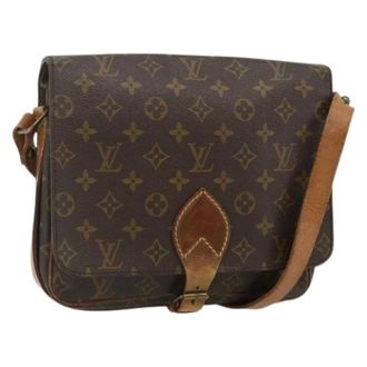 Louis Vuitton Pre-owned Cross Body Bags, female, Brown, Size: ONE SIZE Pre-owned Vintage Monogram Canvas Shoulder Bag