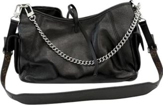 Louis Vuitton Pre-owned Vintage Schoudertas - Dames - Vintage Schoudertas - Zwart - ONE Size - Leer - Vintage