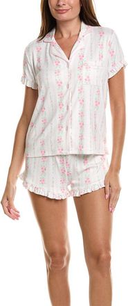 PJ Salvage Pj Salvage 2Pc Roses Are Pink Pajama Set