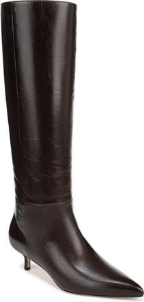 Veronica Beard Lisa 45 Knee High Boot in Dark Raisin at Nordstrom, Size 6.5 Regular Calf