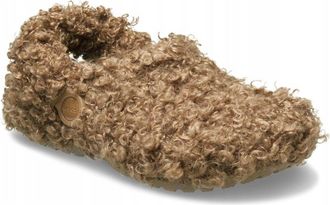 OEM Zueco Crocs Classic Doodle Con Forro De Piel K 210903 J24eu 3334 Sepia