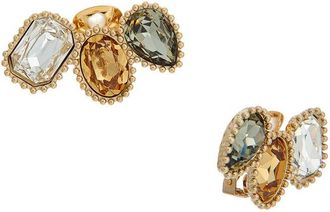 Oscar De La Renta Emerald Drop Earrings