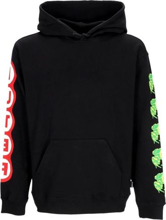 Iuter Zwarte Lichtgewicht Poison Hoodie - Heren - Hoodies - Zwart - L - Katoen - Hoodies & sweatvesten