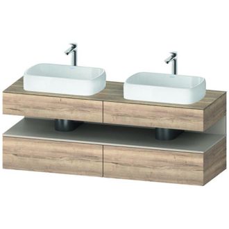 Duravit Qatego Consola Mueble Bajo Lavabo, 2 Extensiones, 2 - Duravit
