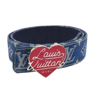 Louis Vuitton Pre-owned Fabric Belt - female - Louis Vuitton Vintage - Vintage Belts - Blue - ONE SIZE - Pre-owned