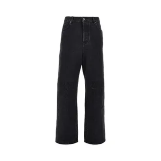 Loewe Anagram Baggy denim jeans Man 48