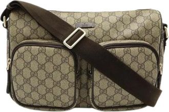 Gucci Pre-owned Cross Body Bags, female, Beige, Size: ONE SIZE Pre-owned Plastic Cross Body Bag