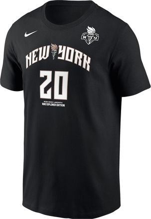 Nike Sabrina Ionescu New York Liberty Nike Mens WNBA T-Shirt in Black | M11332NYSI-BLK