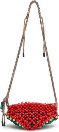 Alemais Alemais Watermelon Mini Bead Shoulder bag - Red - One Size