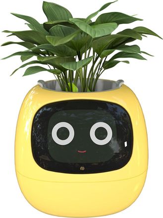 OEM Macetas Inteligentes Con Inteligencia Artificial, Visualizaci&oacute;n De La Hora Y Numerosas Animaciones Expresivas Basadas En El Entorno, Para Decoraci&oacute;n D