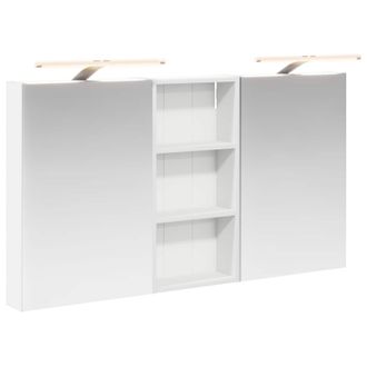 vidaXL Juego De Muebles De Ba&ntilde;o Con Estante 3 Pcs 110 X 10,5 X 60,5 Cm Vidaxl