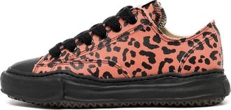 Miharayasuhiro PETERSON OG Sole Leopard Canvas Low-top Sneaker Pink A10FW716-PNK