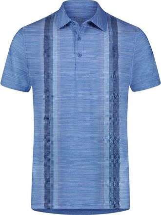 Ben Sherman Sports Fit Stripe Tech Jersey Golf Polo in Riviera at Nordstrom, Size X-Large