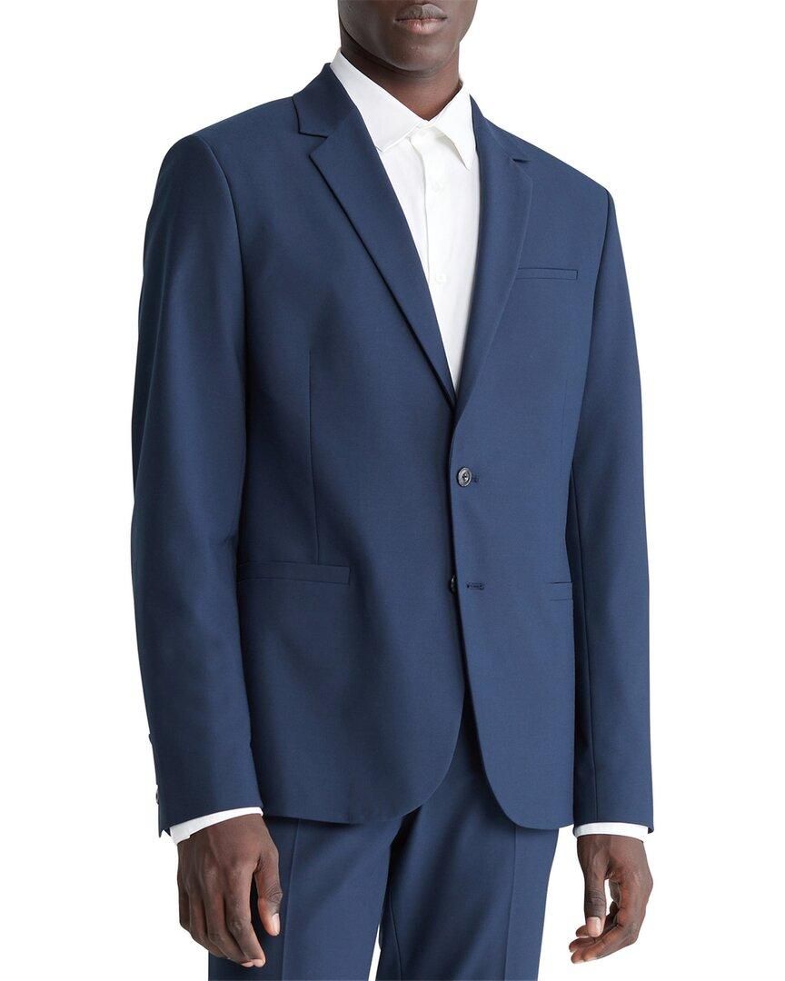 Calvin klein royal blue suit on sale