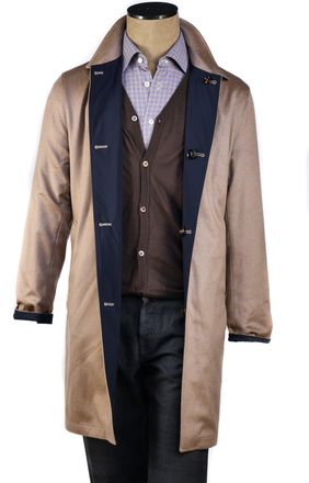 Kiton Kired By Kiton Peak Cashmere Reversible Overcoat
