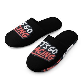 Generic Lets Go Racing Mens House Slippers Slip Indoor Slipper On Shoes Warm Outdoor