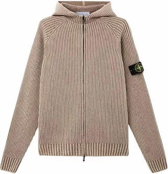 Stone Island Cashmere-wool hooded knit
