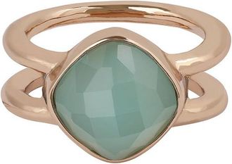ADORE Womens 5419453 Ladies Ring - Rose Gold Metal - Size O
