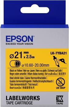 Epson Cinta De Etiquetado Epson Lk7yba21 Negro Sobre Amarillo 3.6 Cm
