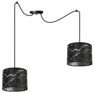 OEM L&aacute;mpara De Techo Colgante, Pantalla Con Estampado De Ara&ntilde;a, Plateada