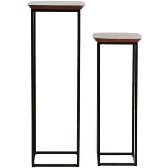 Light & Living Set di colonne Light&living quenza in legno di acacia con