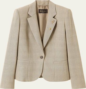 Loro Piana Lindy Single-Breasted Jacket