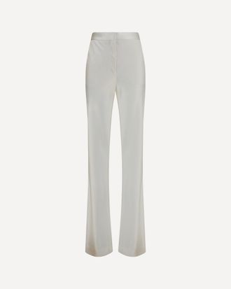 Tom Ford Pantaloni dritti a pois sottili tagliati in sbieco Woman 36