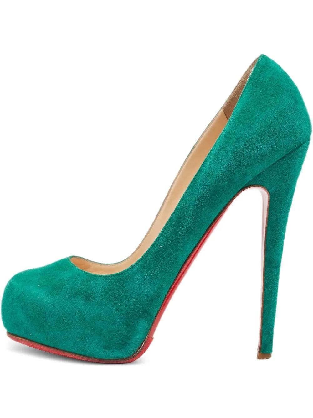 Peep Toe Olive Green Christian Louboutin Christian Louboutin