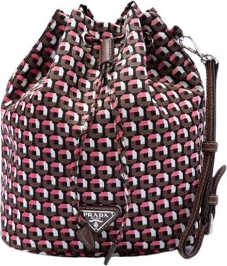 Prada Pre-owned Pouch Bag - Dames - Vintage Tas - Veelkleurig - ONE Size - Leer - Vintage