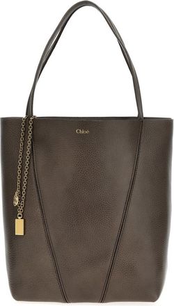 Chlo&eacute; Black Spin Tote Bag