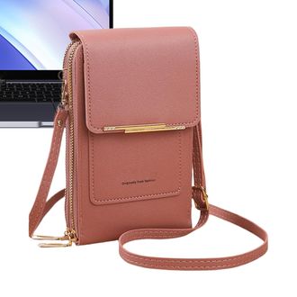 Generic Sling Bag - PU Leather 19x12x4cm | Fashion Touchscreen Zipper Pack | Mini Shoulder Bag | Compact And Stylish Bags For Everyday Use, Travel, Shopping, 