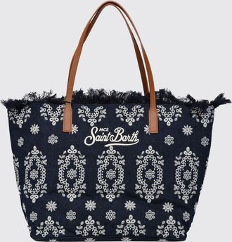 MC2 Saint Barth Borsa a spalla in misto cotone con logo