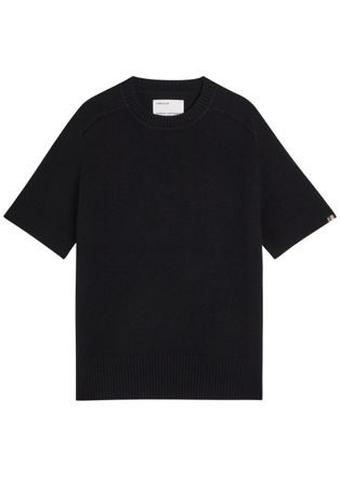 Extreme Cashmere Extreme Cashmere N&deg;454 Scott Cashmere-blend top - Black - One Size