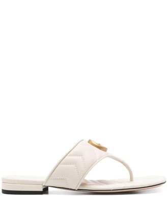 Gucci Double G sandals - White