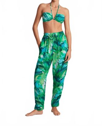 Ralph Lauren Poolside Pull-On Straight Pants In Green