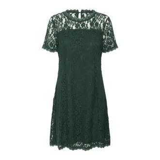 Cream Abito Elegante in Pizzo Sea Moss - - Dresses - Donna - Verde - M