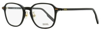 Ermenegildo Zegna Mens Modern Square Eyeglasses EZ5255-H 001 Black 52mm