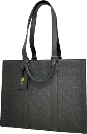 Louis Vuitton Black Tote Bag (Pre-Owned)