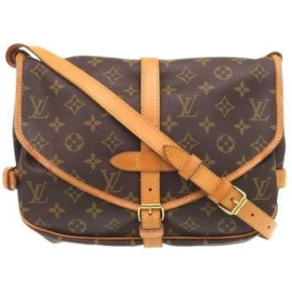 Louis Vuitton Pre-owned Cross Body Bags, female, Brown, Size: ONE SIZE Pre-owned Vintage Cross Body Bag