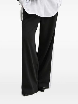 HUGO BOSS panelled-drawstring trousers - Black