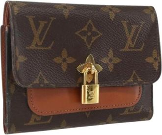 Louis Vuitton Pre-owned Wallets, female, Brown, Size: ONE SIZE Pre-owned Canvas Wallet