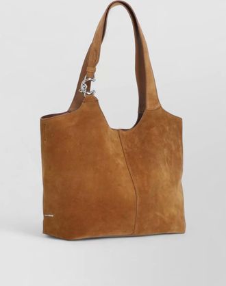 Coccinelle suede leather tote shoulder bag set