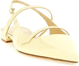Alexandre Birman Womens Bicolor Cowhide Ballet Flats